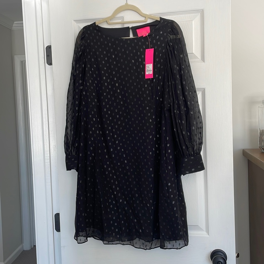 Lilly Pulitzer Black Long Sleeve Dress